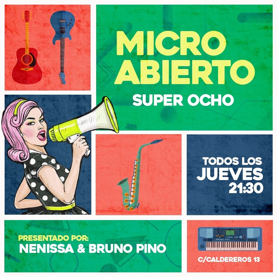 Super 8 Micro abierto Salamanca Octubre noviembre diciembre 2019