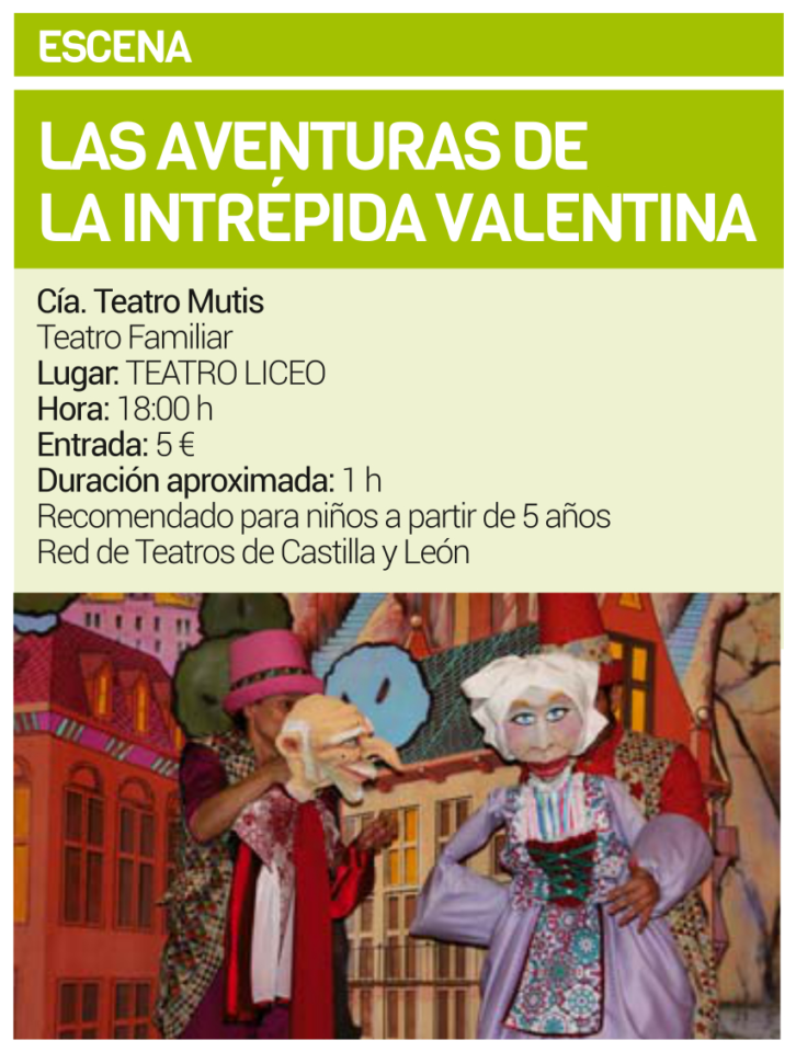 Teatro Liceo Las aventuras de la intrépida Valentina Salamanca Octubre 2019