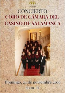 Casino de Salamanca Coro de Cámara Noviembre 2019