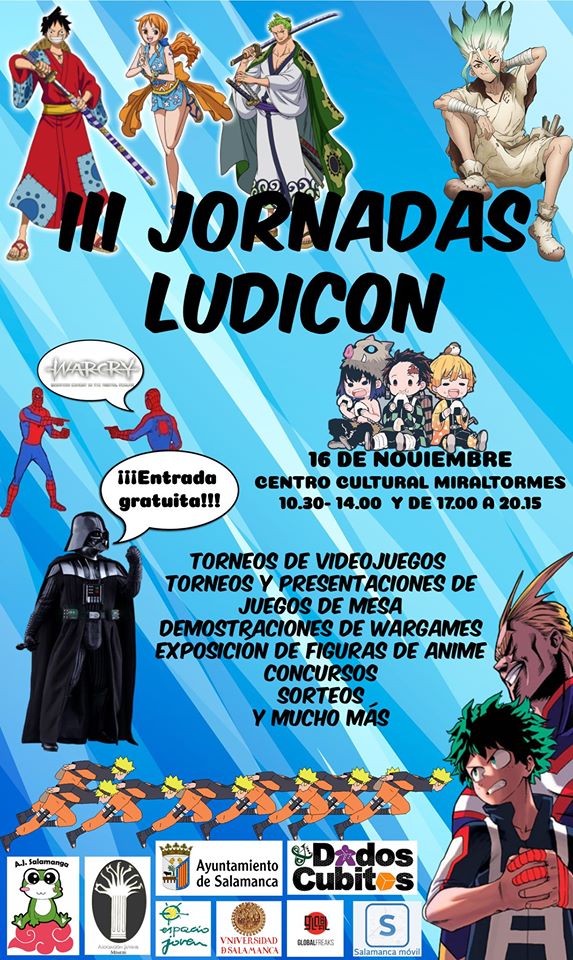 Miraltormes III Jornadas Ludicon Salamanca Noviembre 2019