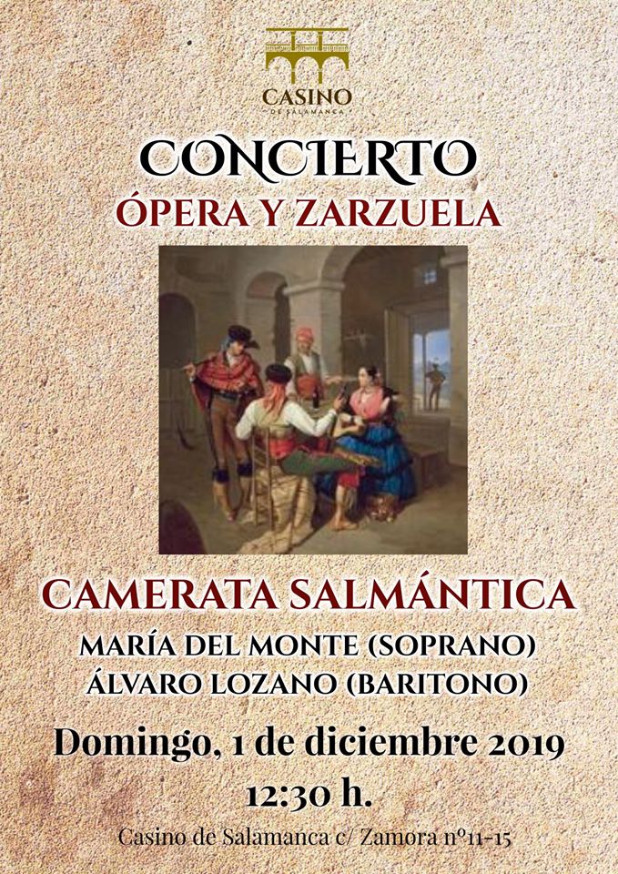 Casino de Salamanca Camerata Salmántica Diciembre 2019