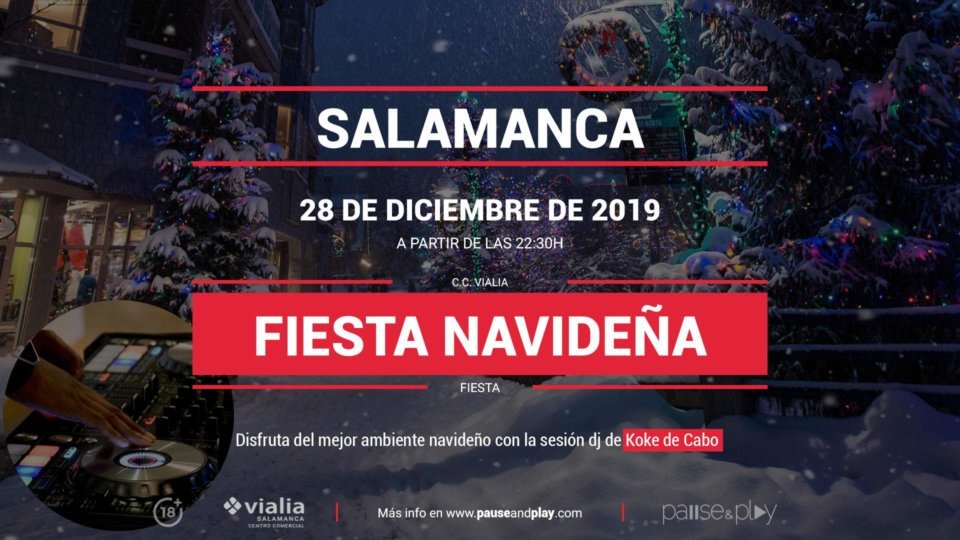 Centro Comercial Vialia Fiesta Navideña Salamanca Diciembre 2019