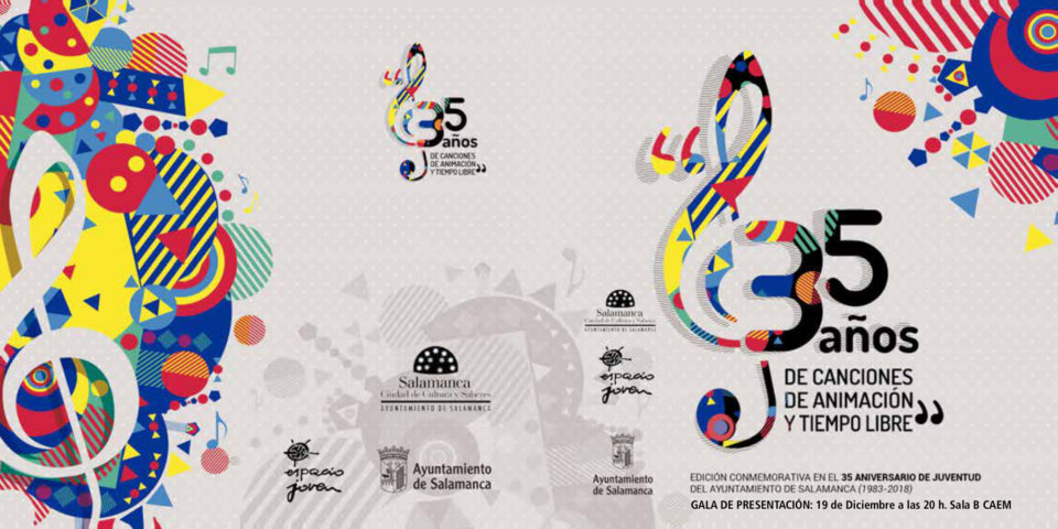 Centro de las Artes Escénicas y de la Música CAEM 35 años de Canciones, de Animación y Tiempo Libre Salamanca Diciembre 2019