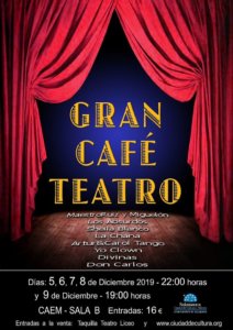 Centro de las Artes Escénicas y de la Música CAEM Gran Café Teatro Salamanca Diciembre 2019