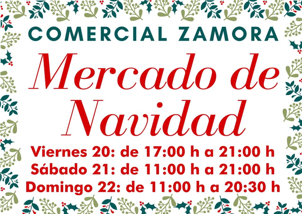 Comercial Zamora Mercado de Navidad Salamanca Diciembre 2019