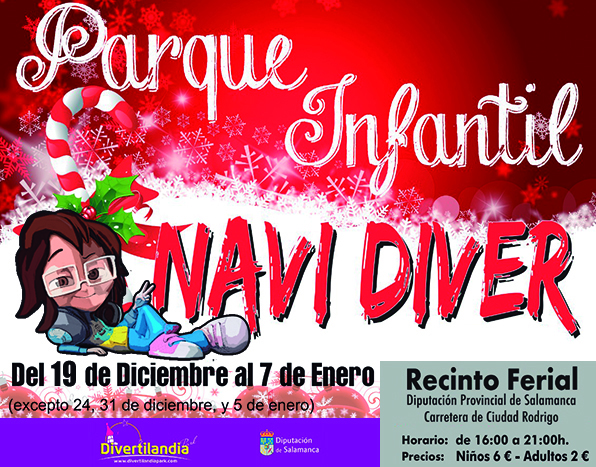 Recinto Ferial Parque Infantil Navidíver Salamanca Diciembre 2019 Enero 2020