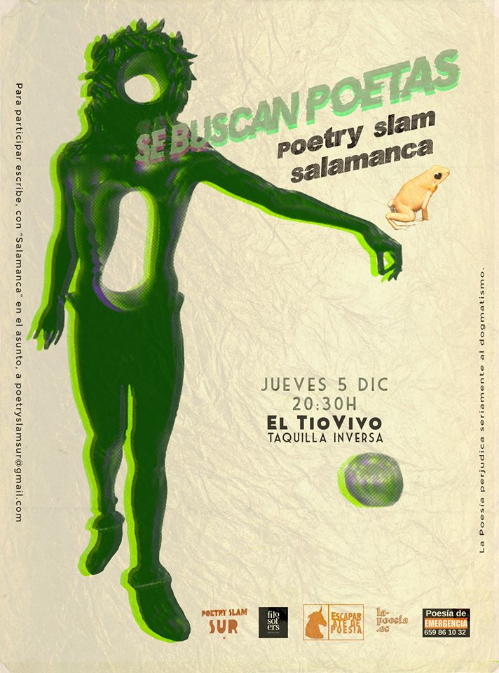 Tío Vivo Poetry Slam Salamanca Diciembre 2019