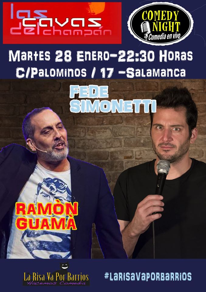Las Cavas del Champán Fede Simonetti + Ramón Guamá Salamanca Enero 2020