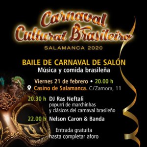 Casino de Salamanca Carnaval Cultural Brasileiro Febrero 2020