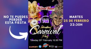 The Irish Theatre International Carnival Party Salamanca Febrero 2020