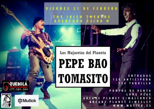 The Irish Theatre Pepe Bao & Tomasito Salamanca Febrero 2020
