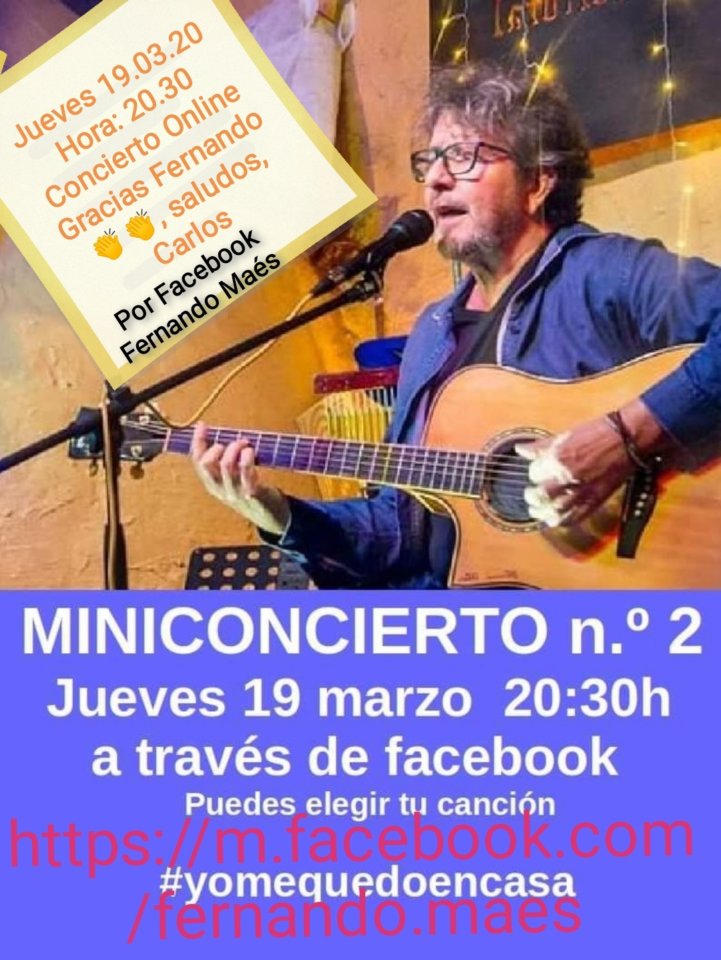 Fernando Maés #YoMeQuedoEnCasa 19 de marzo de 2020 Salamanca y resto del mundo
