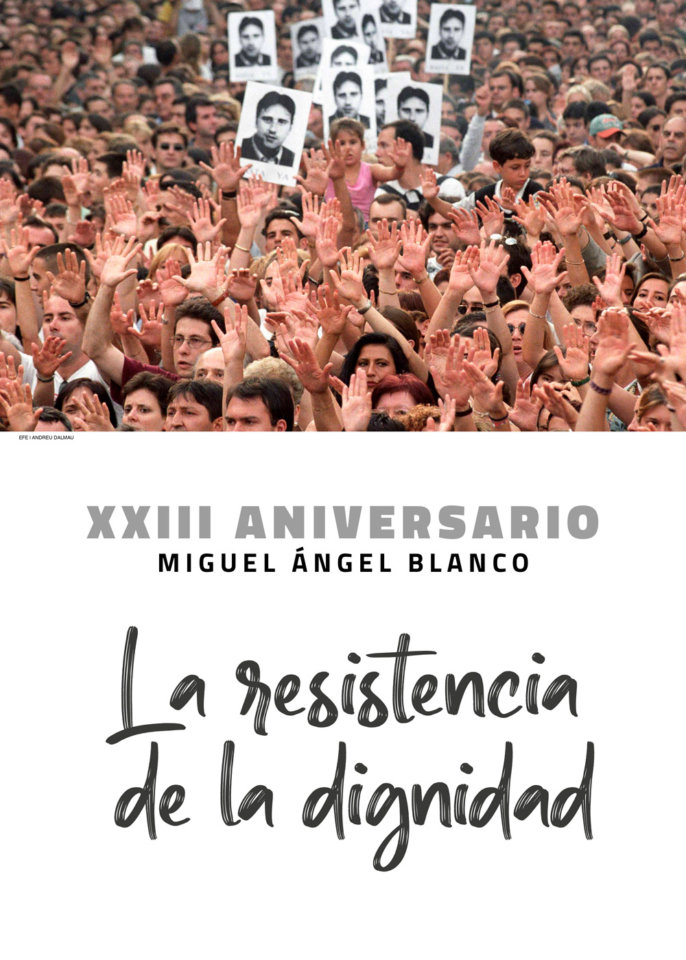 Plaza Mayor XXIII Aniversario Miguel Ángel Blanco Salamanca Julio 2020
