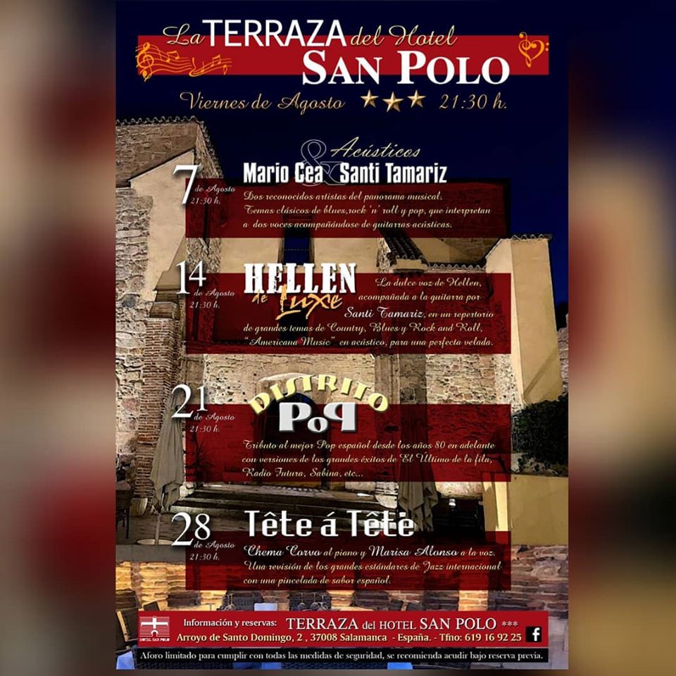 Hotel San Polo Salamanca Agosto 2020