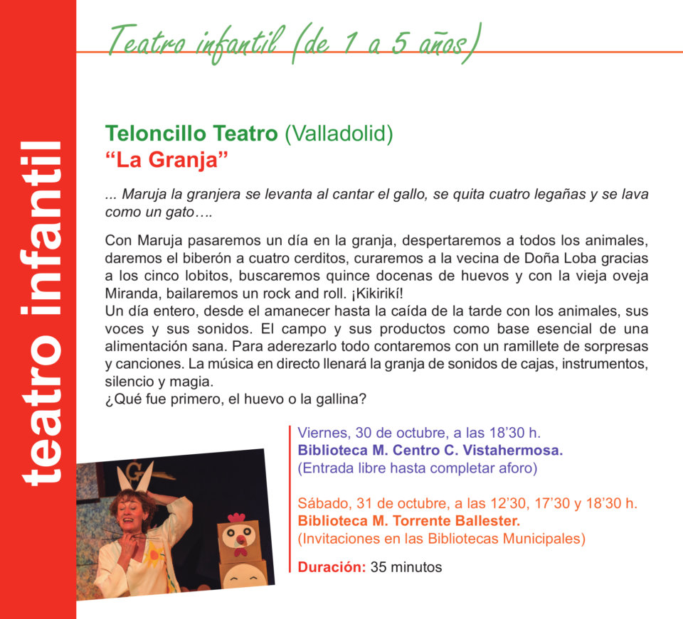 Salamanca Teloncillo Teatro Octubre 2020