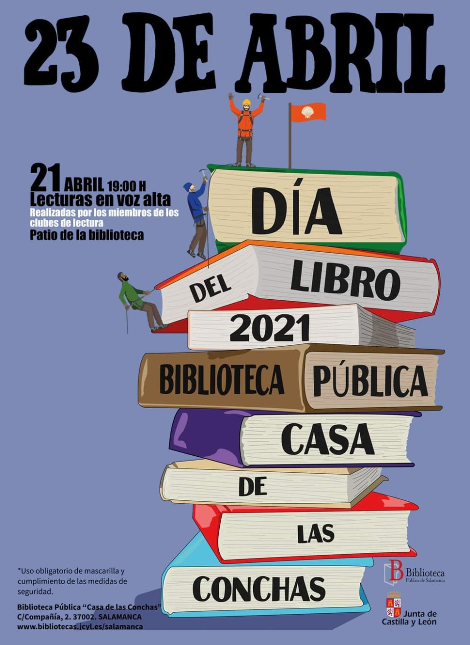 Casa de las Conchas Día Internacional del Libro Salamanca Abril 2021