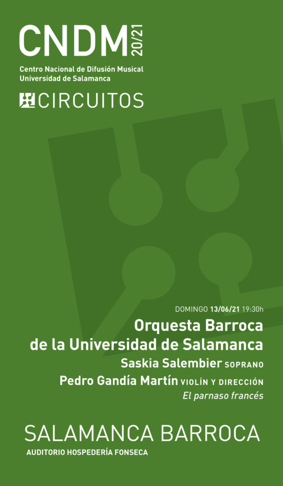 Hospedería Fonseca Salamanca Barroca 2020-2021 Orquesta Barroca de la Universidad de Salamanca Junio