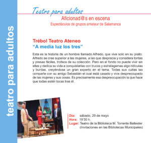 Torrente Ballester Trébol Teatro Ateneo Salamanca Mayo 2021