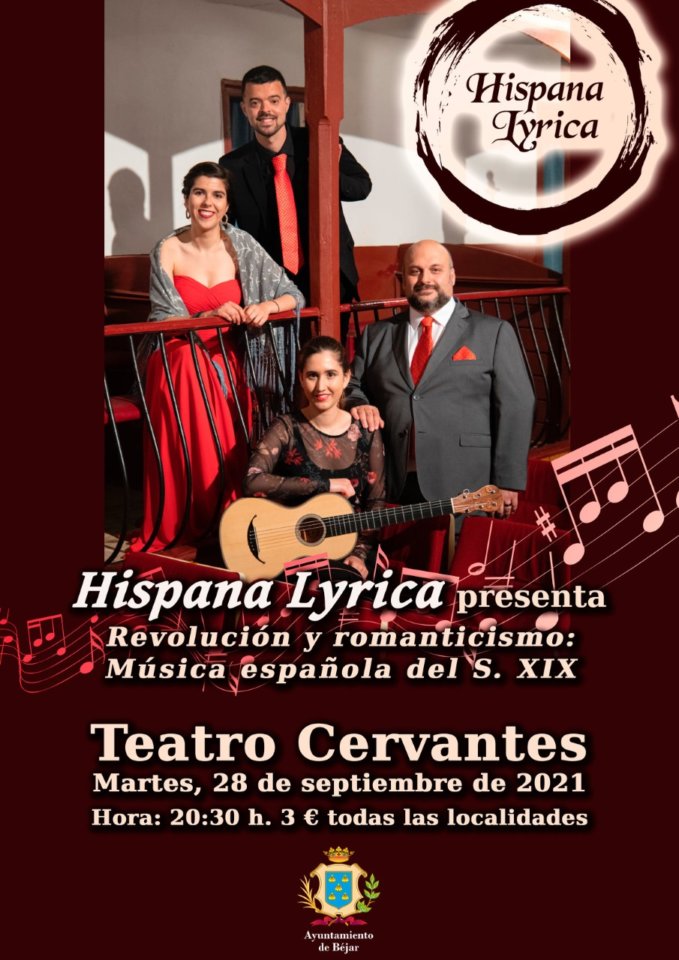 Teatro Cervantes Hispana Lyrica Béjar Septiembre 2021