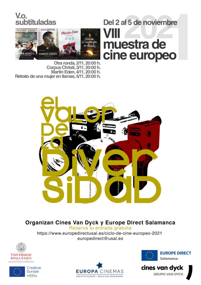 Cines Van Dyck VIII Muestra de Cine Europeo Salamanca Noviembre 2021