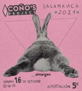 Espacio Almargen Festival Coño's Project Salamanca Octubre 2021