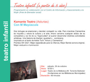 Torrente Ballester Kamante Teatro Salamanca Octubre 2021