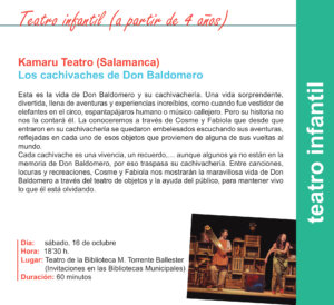 Torrente Ballester Kamaru Teatro Salamanca Octubre 2021