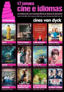 Cines Van Dyck 47 Semana Cine e idiomas Noviembre 2021 Salamanca