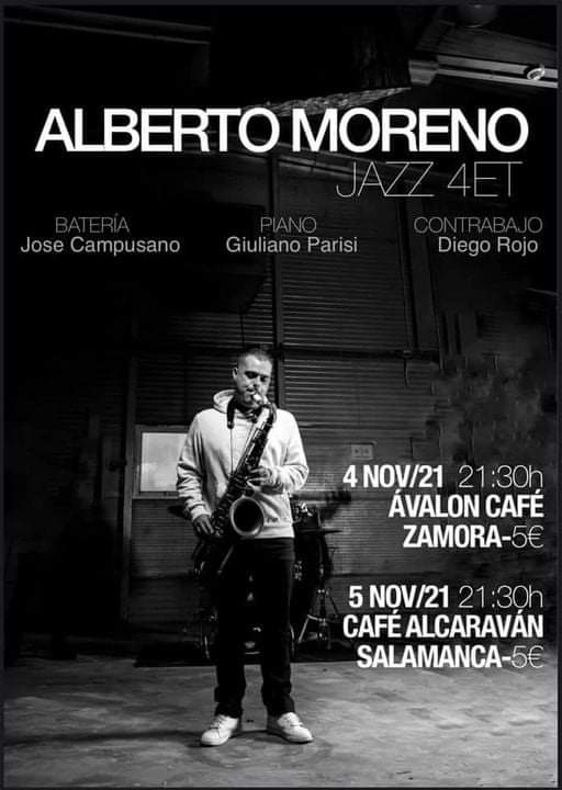 El Alcaraván Alberto Moreno Jazz 4et Salamanca Noviembre 2021