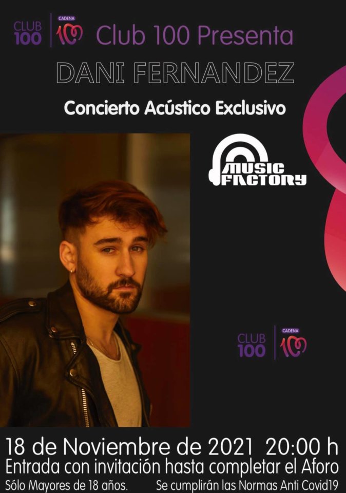 Music Factory Dani Fernández Salamanca Noviembre 2021
