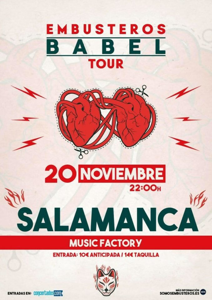 Music Factory Embusteros Salamanca Noviembre 2021