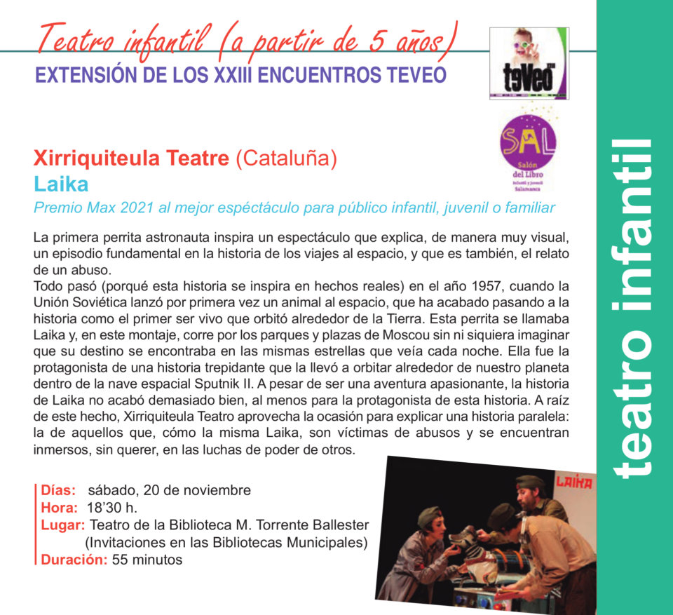 Torrente Ballester Xirriquiteula Teatre Salamanca Noviembre 2021