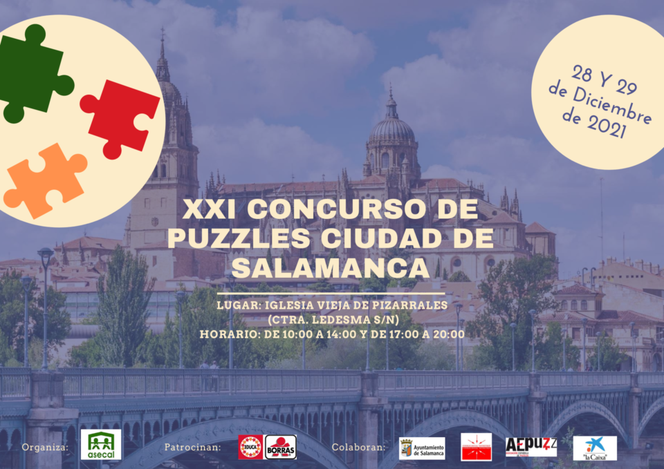Iglesia Vieja XXI Concurso Nacional de Puzzles Ciudad de Salamanca Asecal Diciembre 2021