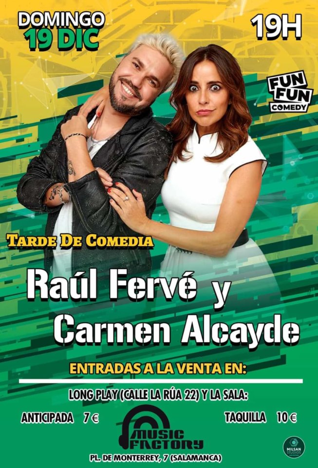 Music Factory Raúl Fervé y Carmen Alcayde Salamanca Diciembre 2021