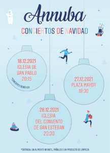 Salamanca Conciertos de Navidad Coral Annuba Diciembre 2021