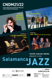 Aula Teatro Juan del Enzina Ciclo Salamanca Jazz Enero febrero marzo 2022