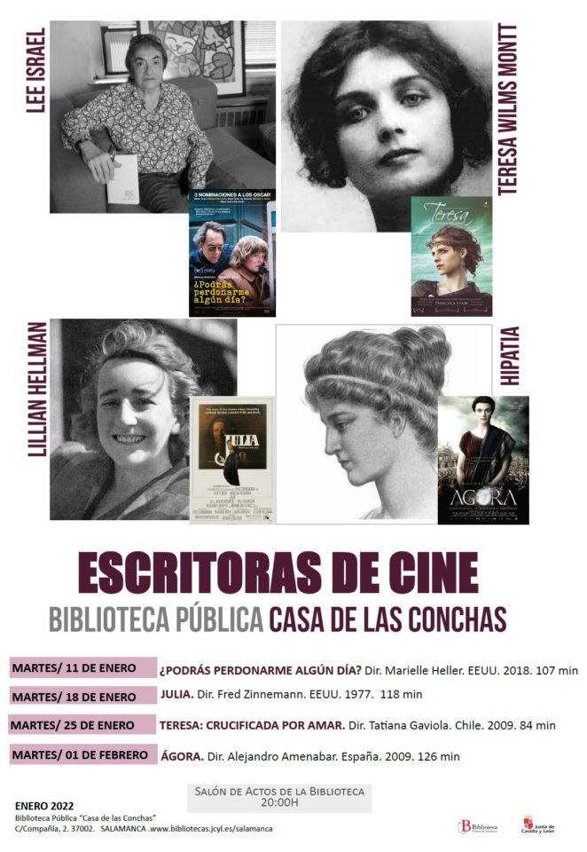 Casa de las Conchas Escritoras de cine Salamanca Enero febrero 2022