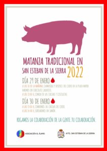 San Esteban de la Sierra Matanza Tradicional Enero 2022