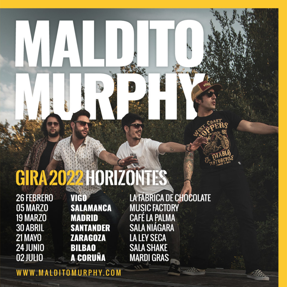 Music Factory Maldito Murphy Salamanca Marzo 2022
