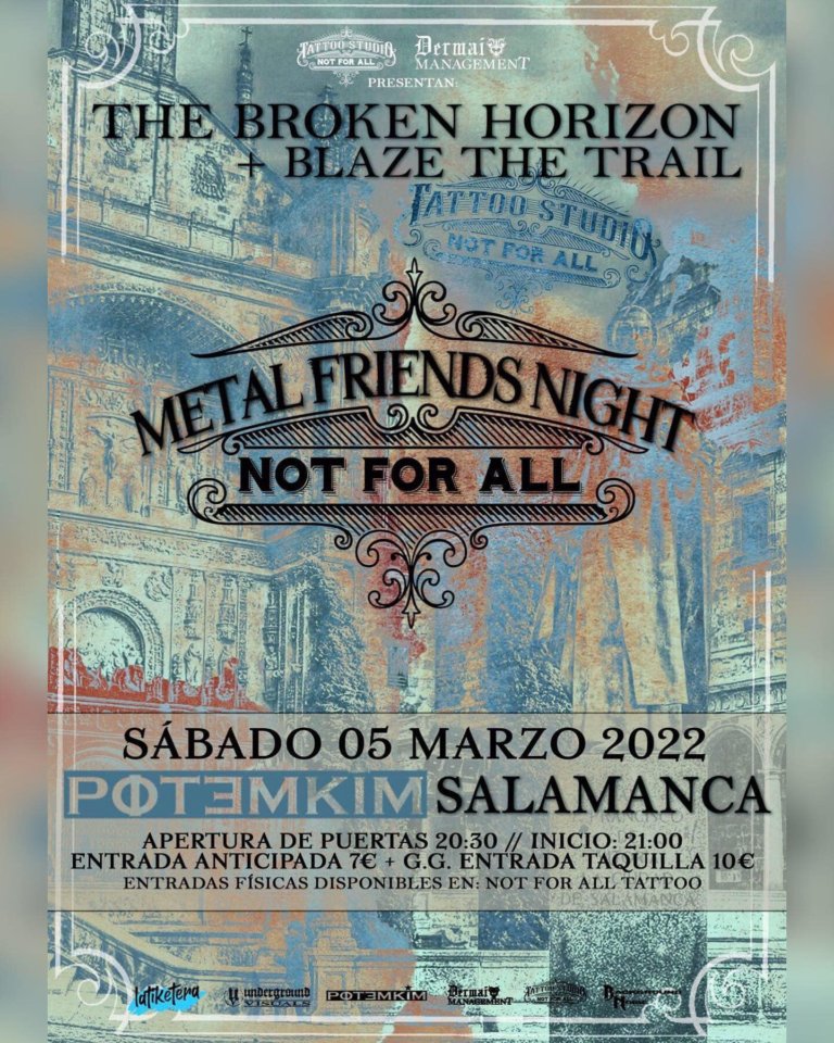 Potemkim The Broken Horizon + Blaze the Rail Salamanca Marzo 2022