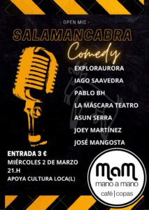 Bar Mano a Mano Salamancabra Comedy Salamanca 2 de marzo de 2022