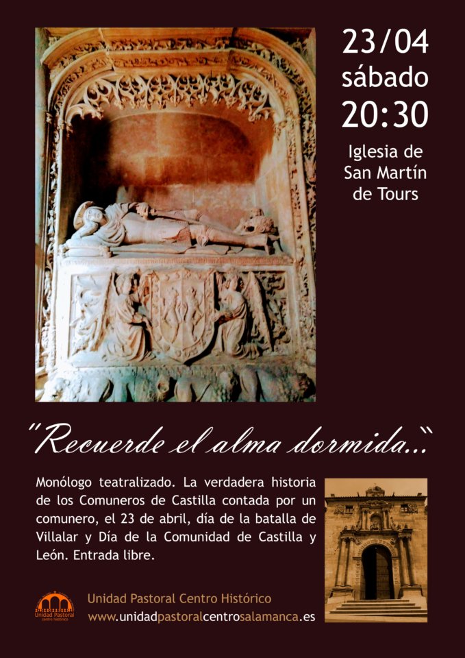 Iglesia de San Martín Recuerde el alma dormida... Salamanca Abril 2022
