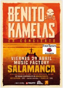 Music Factory Benito Kamelas Salamanca Abril 2022