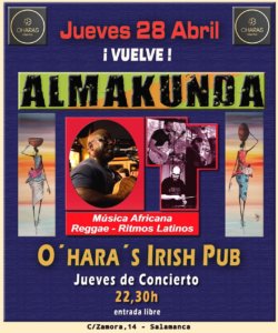 O'Hara's Almakunda Salamanca Abril 2022