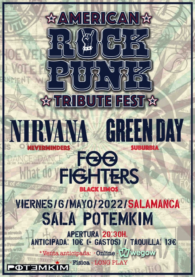Potemkim American Rock Punk Salamanca Mayo 2022