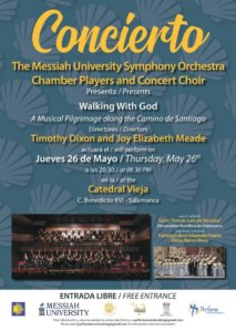 Catedral Vieja Coro y Orquesta de la Universidad Messiah Salamanca Mayo 2022
