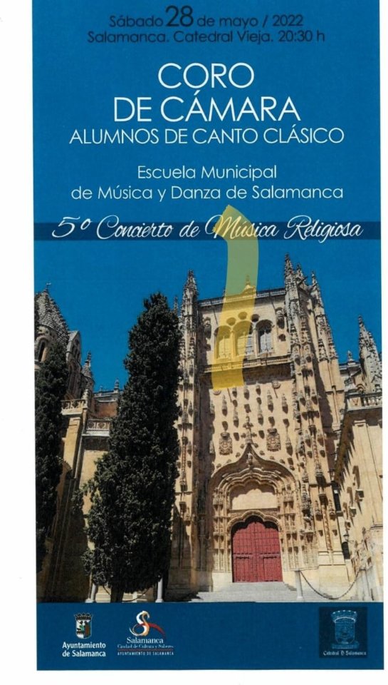 Catedral Vieja V Concierto de Música Religiosa Salamanca Mayo 2022