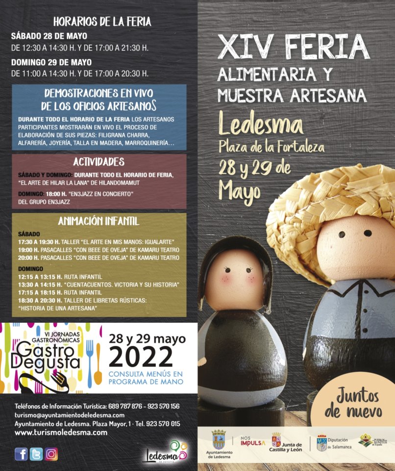 Ledesma XIV Feria Alimentaria y Muestra Artesana Mayo 2022