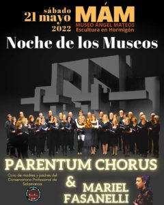 Museo del Hormigón Ángel Mateos MÁM Parentum Chorus & Mariel Fasanelli Doñinos de Salamanca Mayo 2022