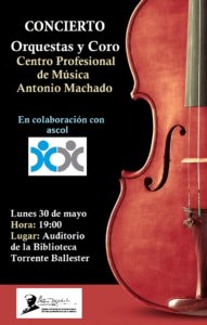 Torrente Ballester Centro Profesional de Música Antonio Machado Mayo 2022